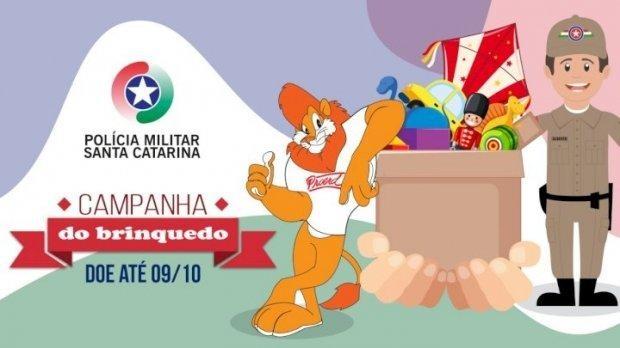Polícia Militar de Santa Catarina realiza Campanha do Brinquedo