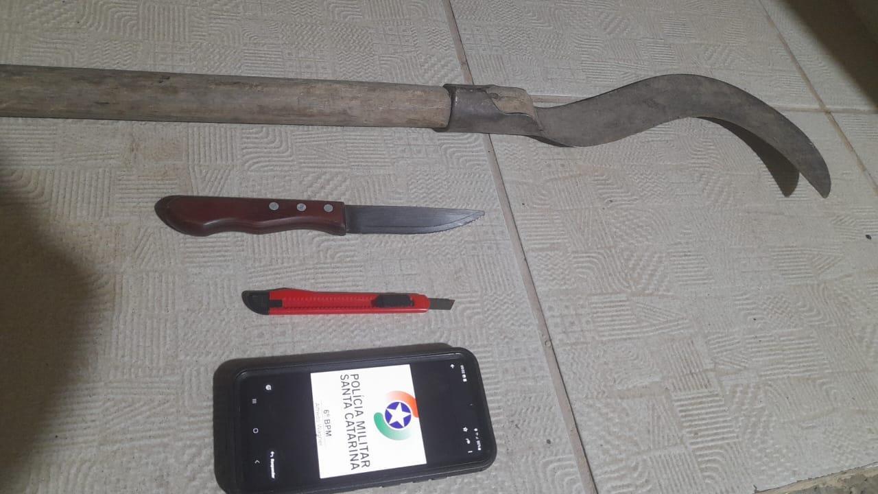 Polícia Militar evita feminicídio em Alfredo Wagner