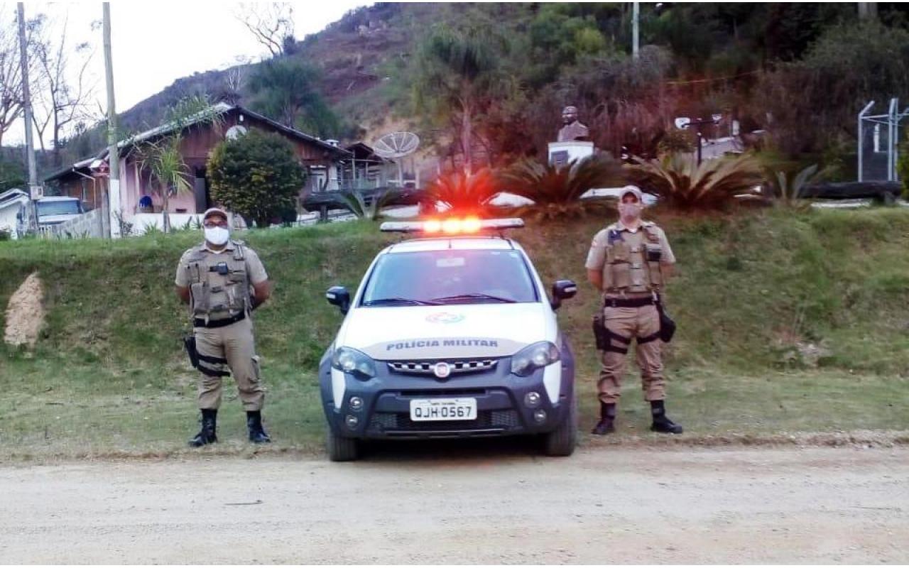 Polícia Militar realiza Operação Campo Seguro em Alfredo Wagner