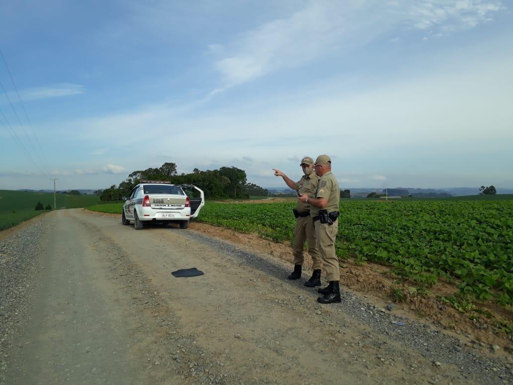 Polícia Militar usa drone em operação nas áreas rurais em Ituporanga 