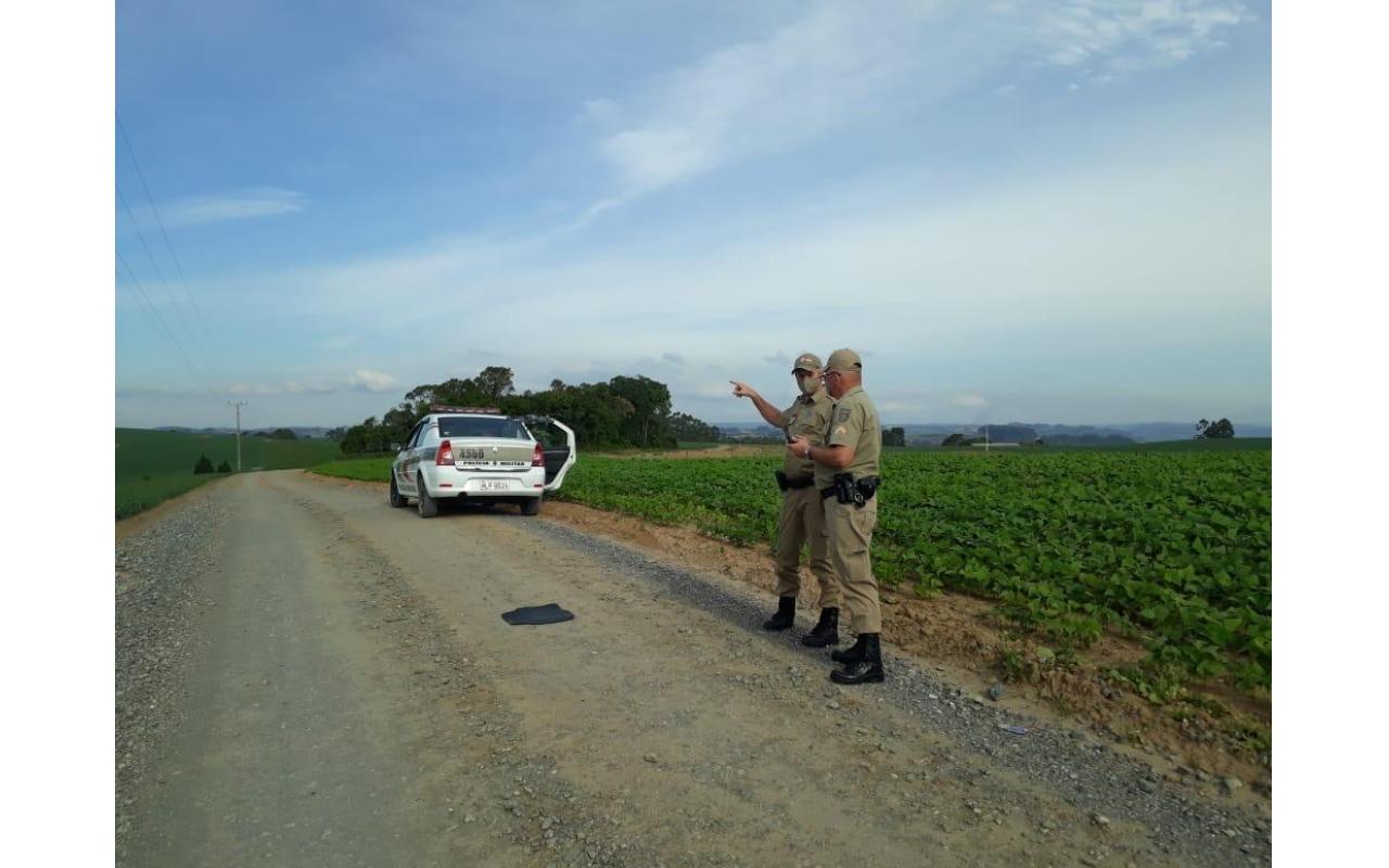 Polícia Militar usa drone em operação nas áreas rurais em Ituporanga 
