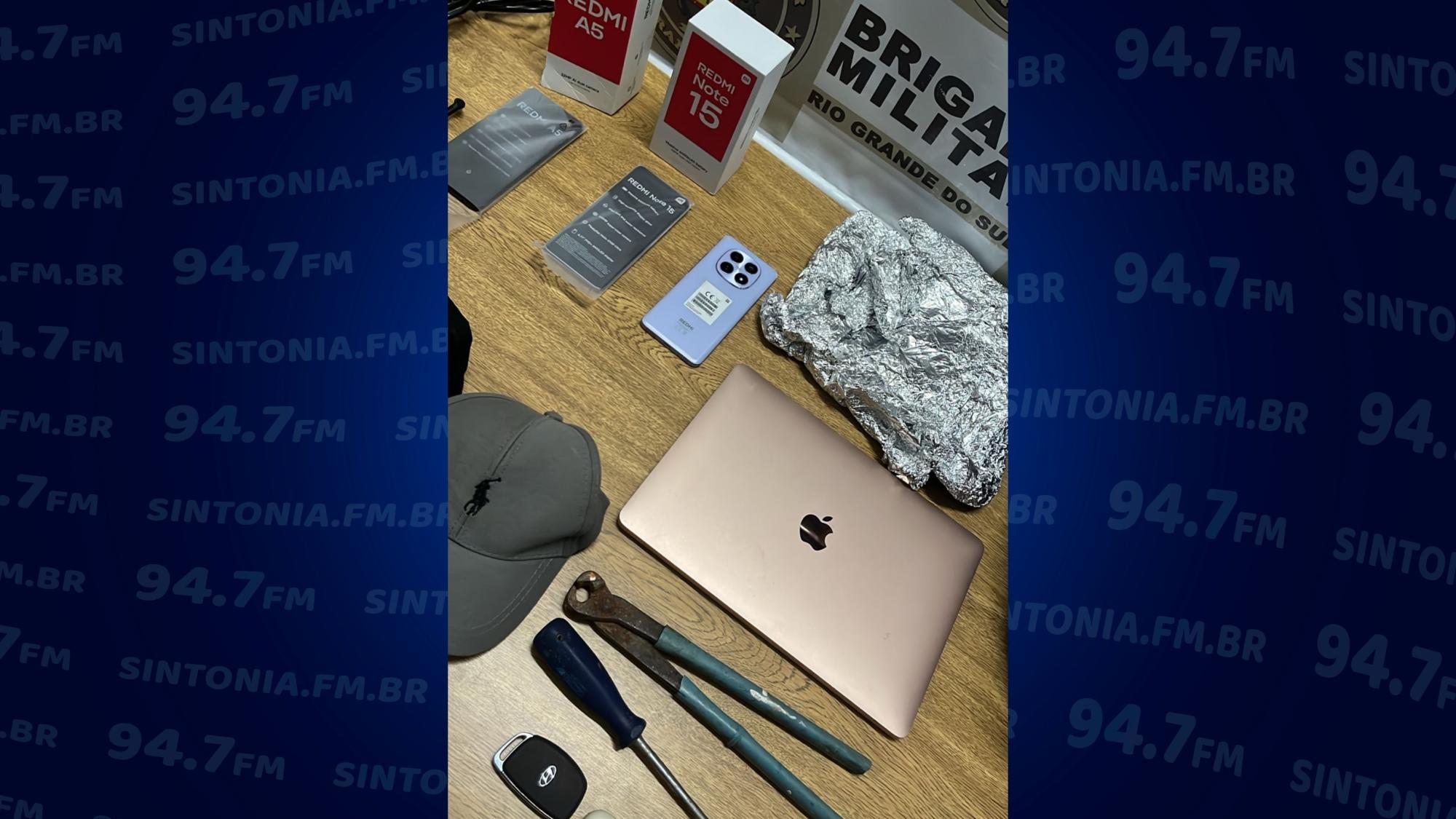 Policiais de Ituporanga e Chapadão do Lageado identificam autores de furto em Rio do Sul