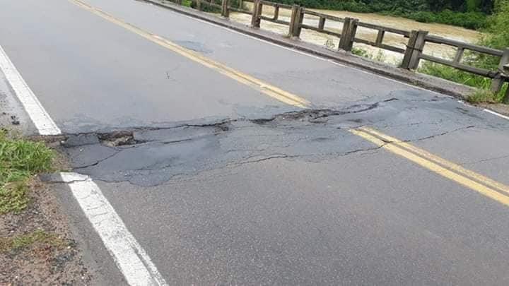 Ponte na BR-470 recebe melhorias emergenciais