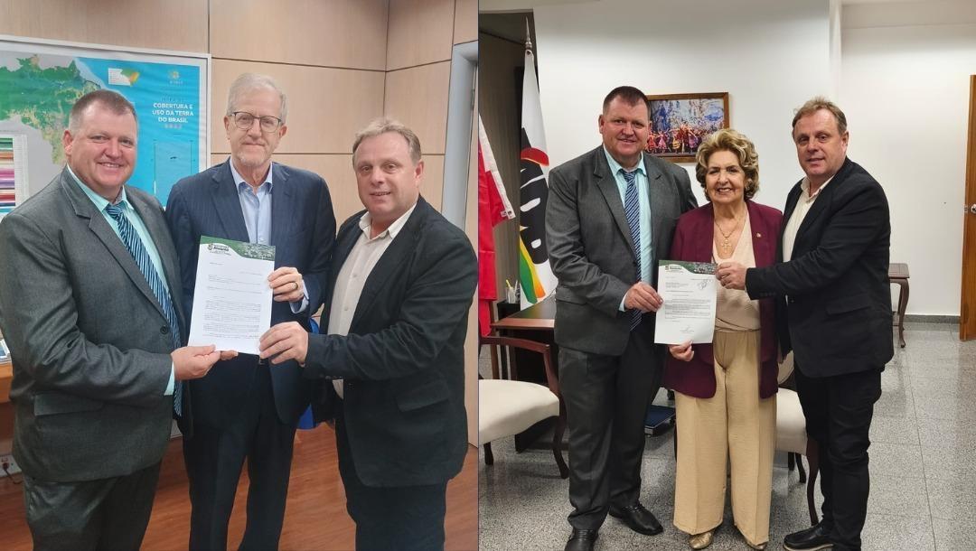 Prefeito de Atalanta cumpre agenda em Brasília em busca de recursos para saúde e meio ambiente