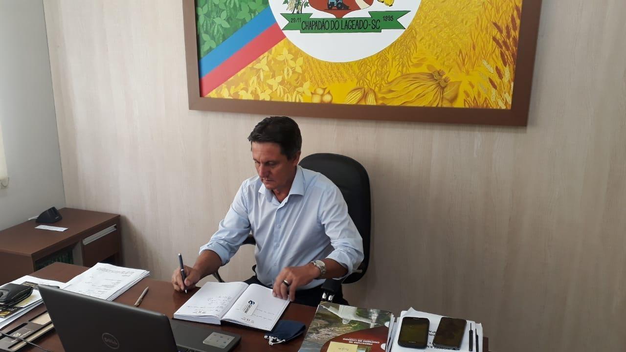 Prefeito de Chapadão do Lageado Abel da Silva testa positivo para a Covid-19