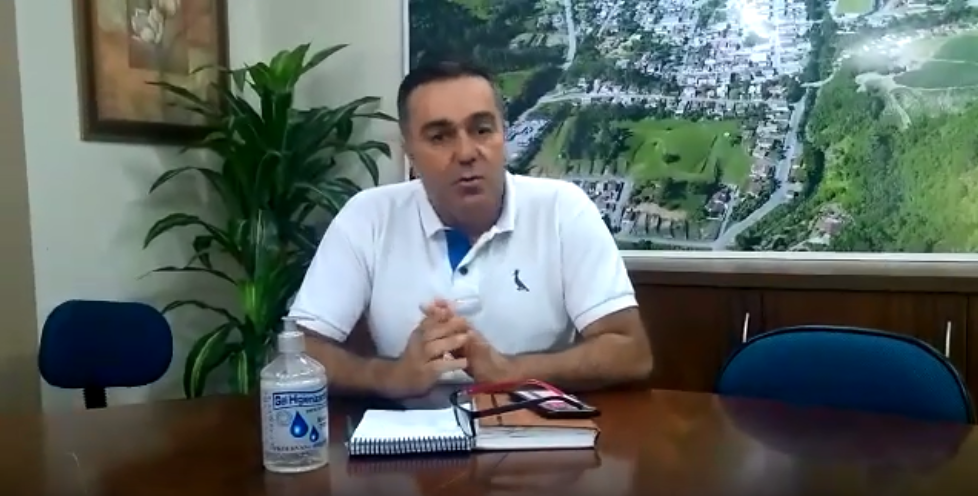 Prefeito de Vidal Ramos relata que está bem depois de ter ficado internado por conta da COVID-19