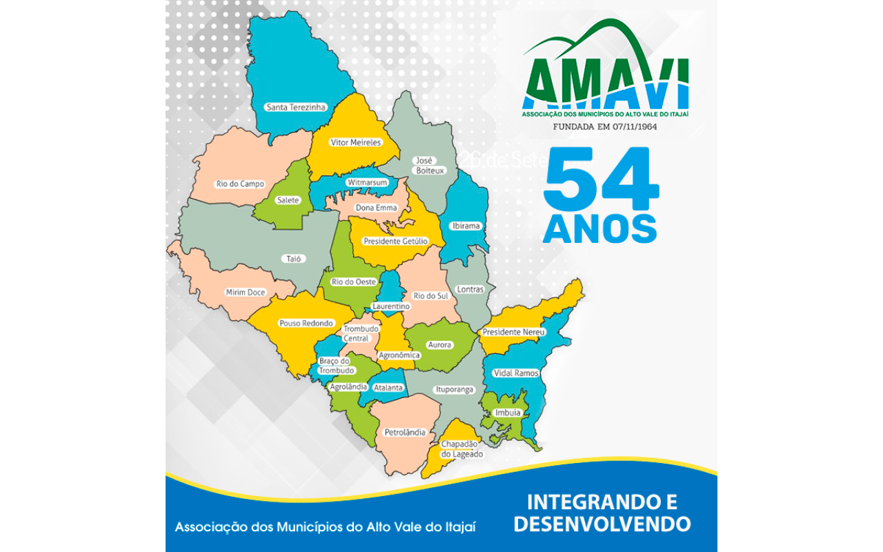 Prefeito de Vitor Meireles assume presidência da Amavi