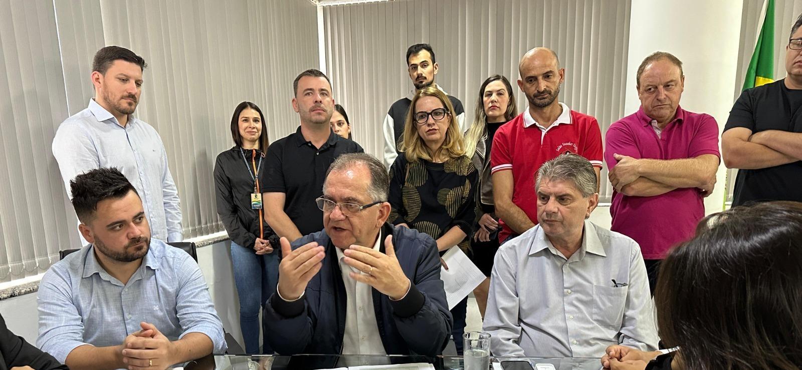 Prefeito Manoel Pereira anuncia o maior investimento em pavimentações da história de Rio do Sul