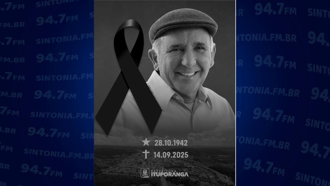Prefeitura de Ituporanga decreta luto oficial de três dias pela morte de Gervásio Maciel