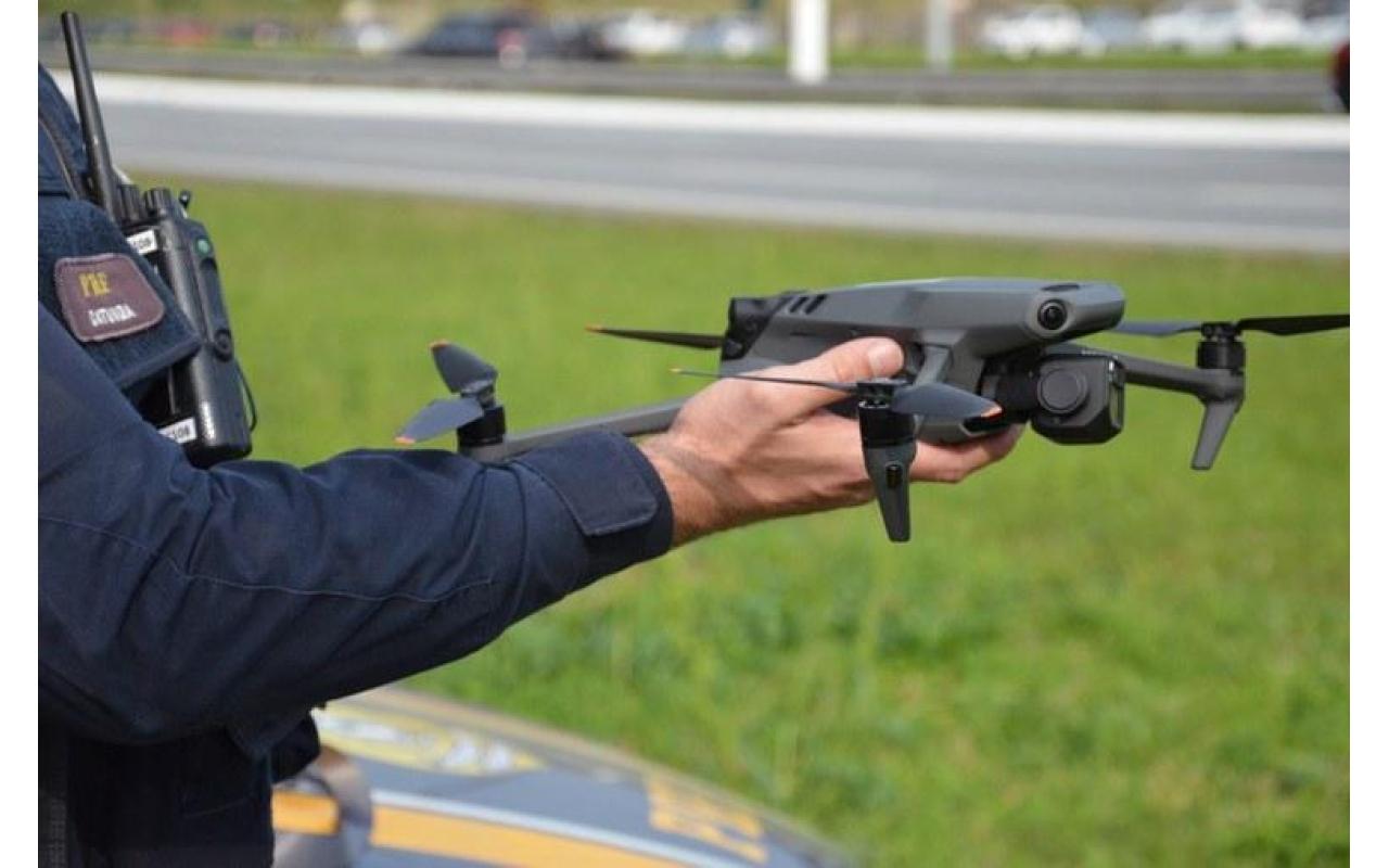 PRF inicia fiscalização com drones nas rodovias catarinenses