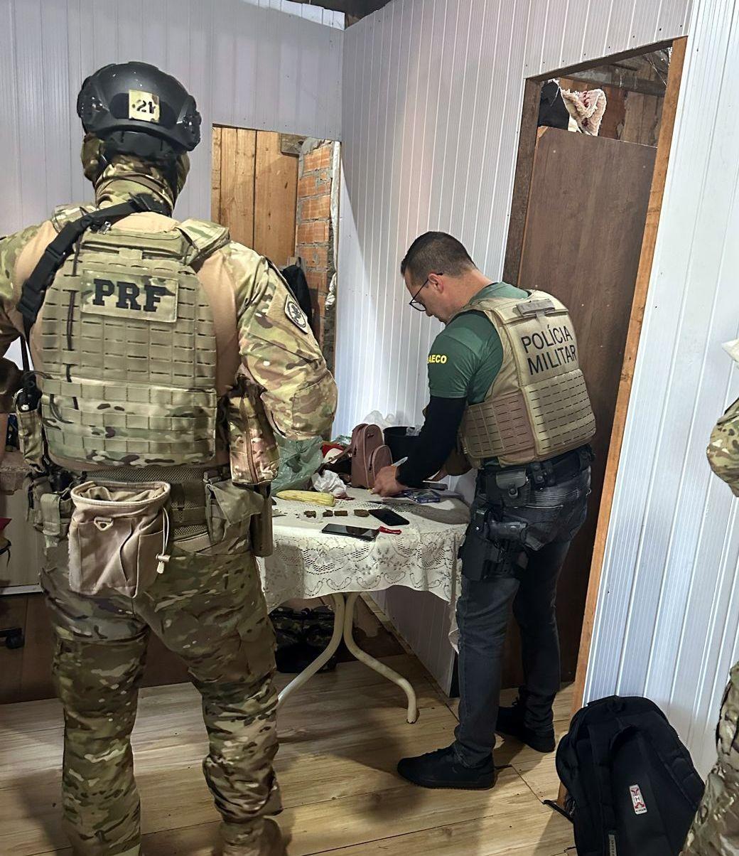 Polícia Rodoviária Federal participa de operação do GAECO contra organização criminosa