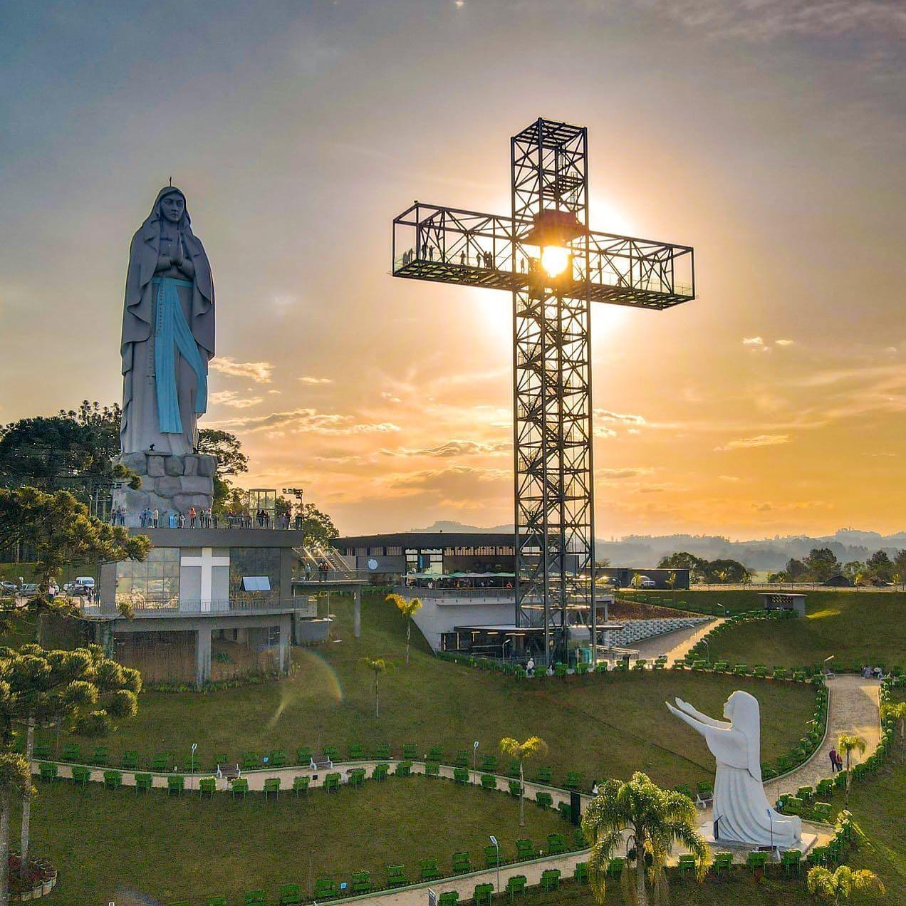 Procissão que seria nesse dia 12 no Santuário de Nossa Senhora de Lourdes e do Louvor é transferida