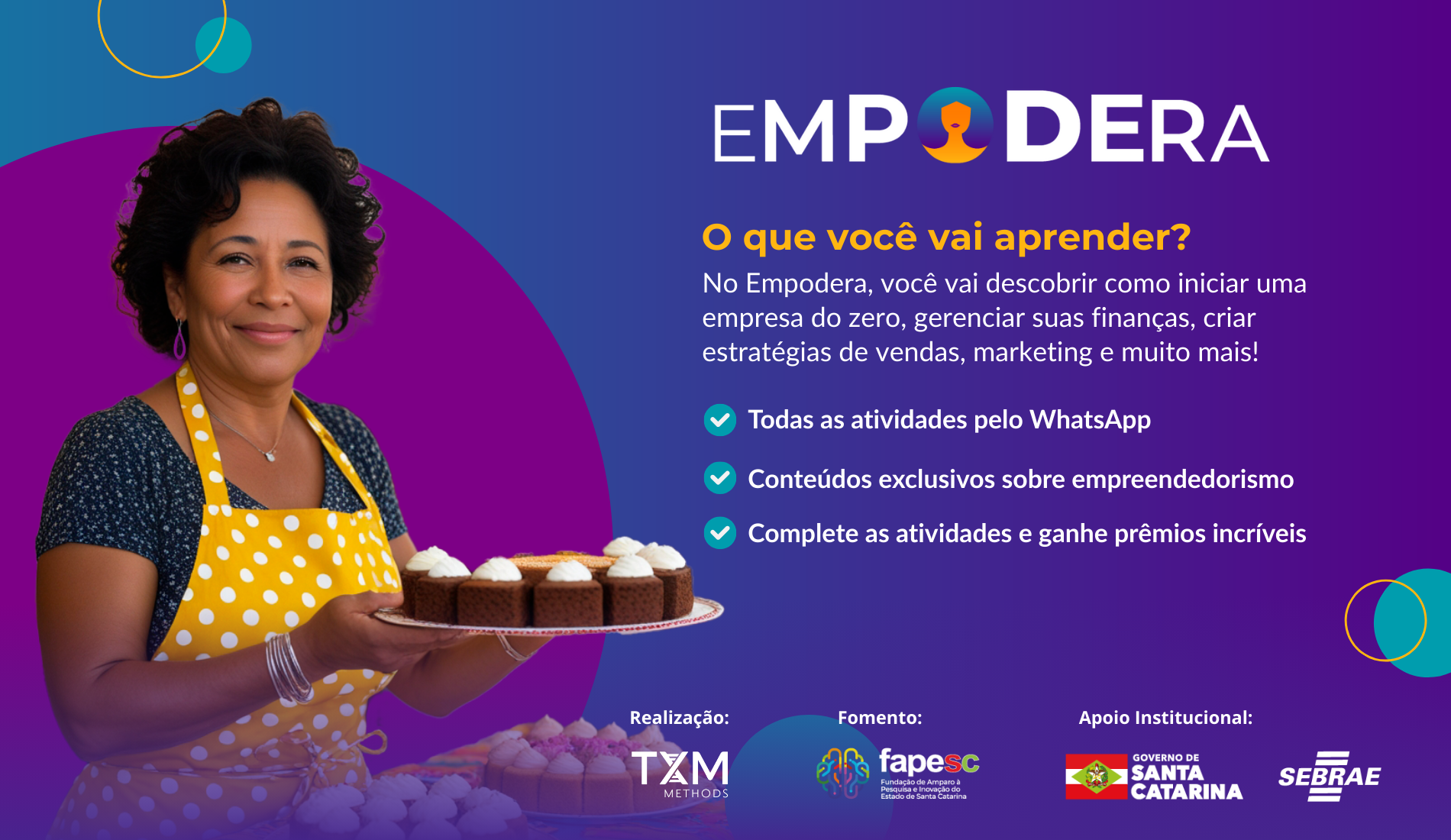 Programa Empodera capacita mulheres gratuitamente pelo WhatsApp