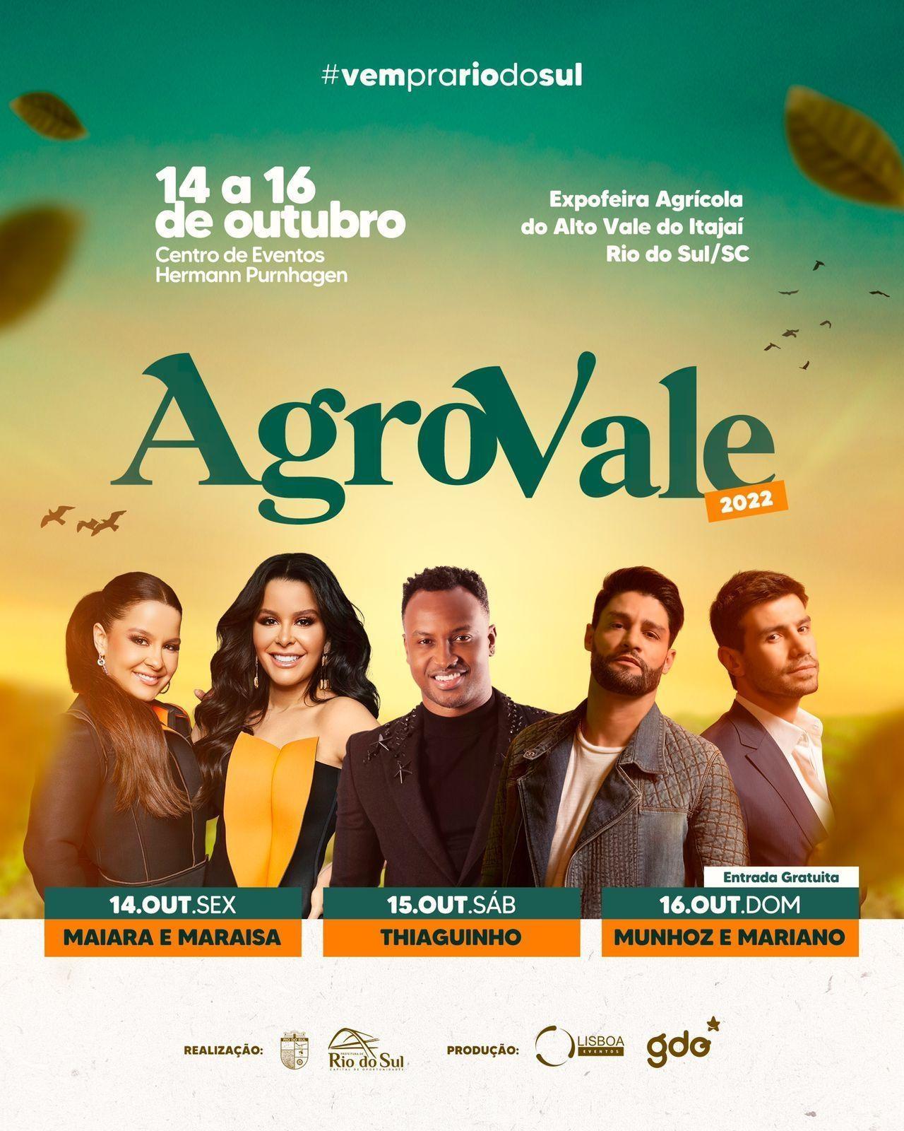Programação artística da Agrovale é divulgada durante evento de lançamento