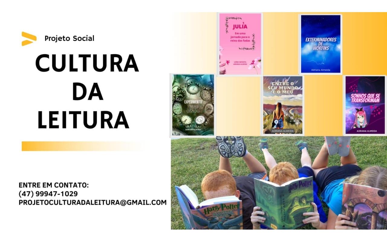 Projeto “Cultura da Leitura” visa incentivar a leitura e distribuir livros infantis de forma gratuita