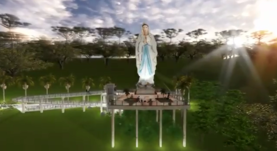 Projeto da estátua de Nossa Senhora de Lourdes é apresentado em Ituporanga