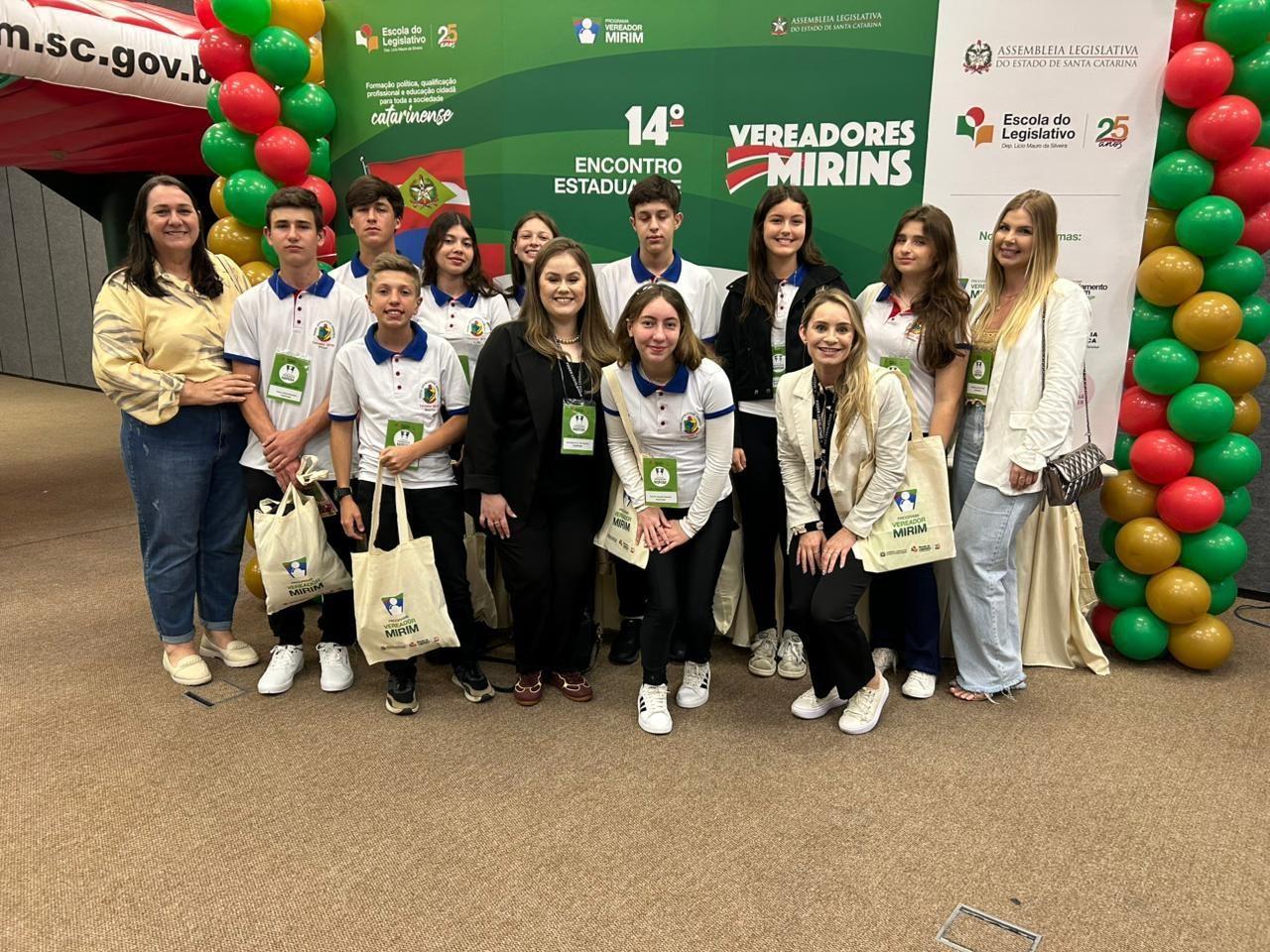 Projeto Vereadores Mirins incentiva jovens de Ituporanga a participarem da vida pública