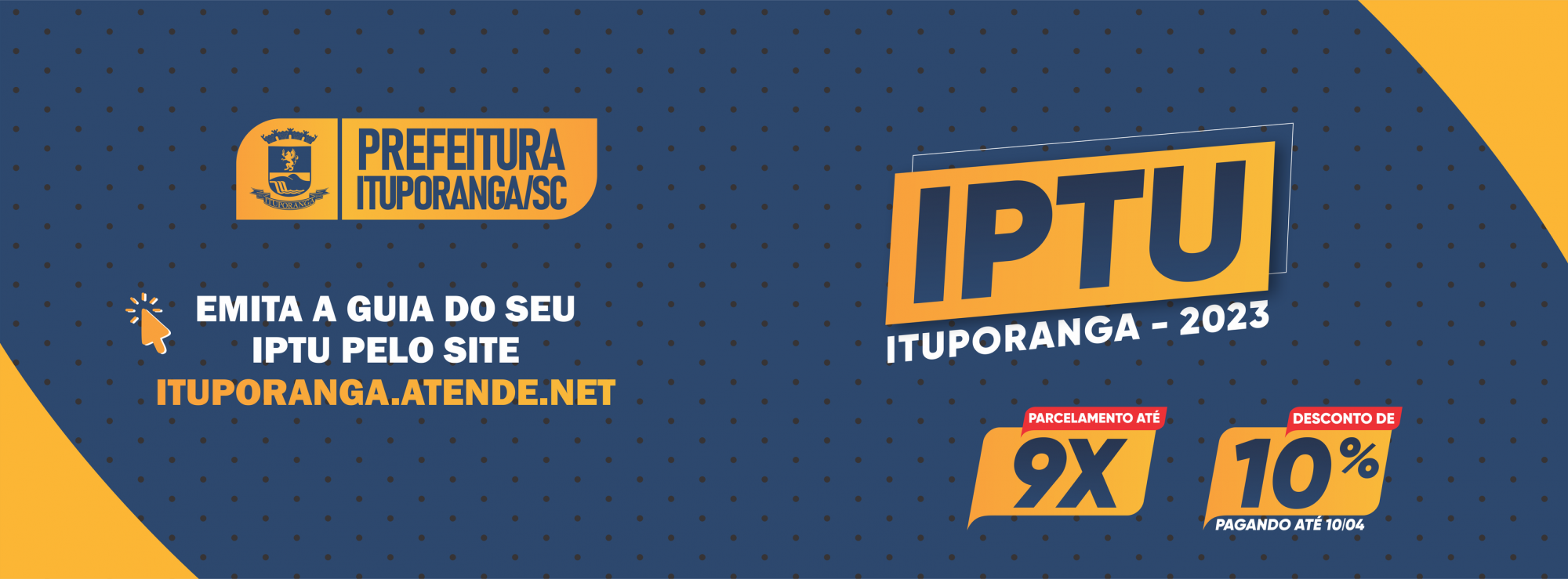 Proprietários de mais de 7.000 imóveis pagaram IPTU em cota única no município de Ituporanga