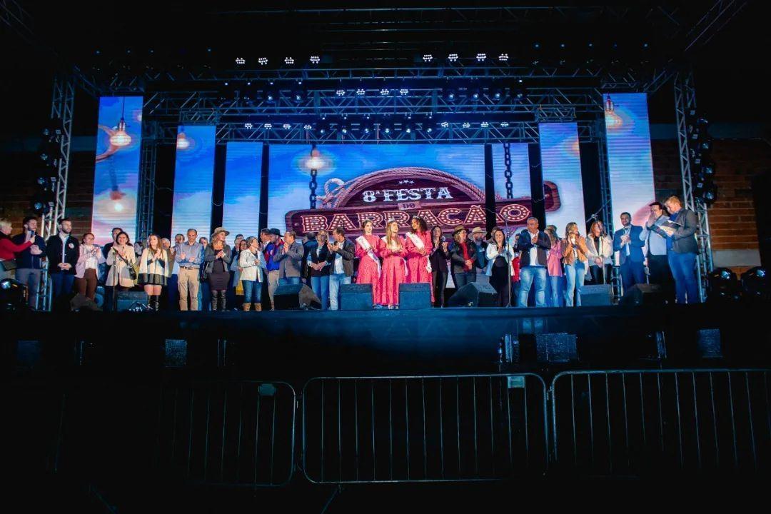 Público que prestigiou a 8ª festa do Barracão é o dobro da população de Alfredo Wagner