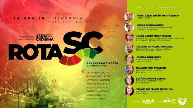 Região do Alto Vale do Itajaí recebe Rota SC durante a Fersul 2019 