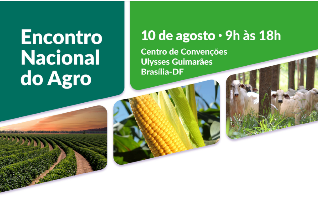 Representantes da região participam do Encontro Nacional do Agro hoje em Brasília