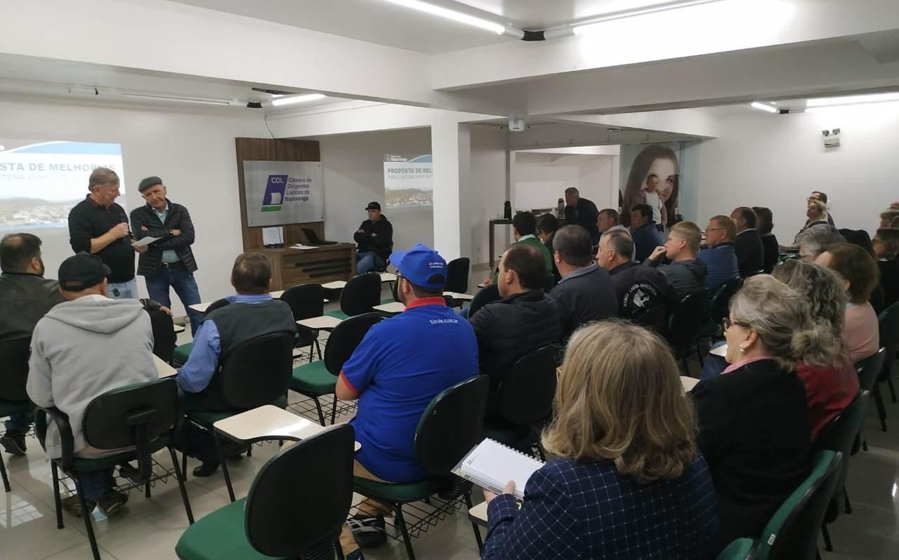 Reunião debateu possibilidades de mudanças no trânsito em Ituporanga