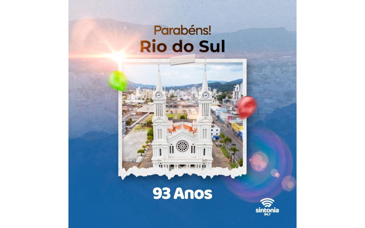 Rio do Sul completa 93 anos de História