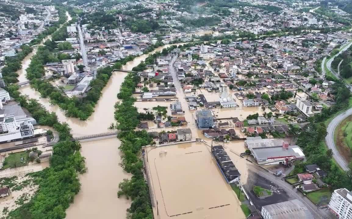Rio do Sul é selecionada para plano de redução de riscos do Governo Federal