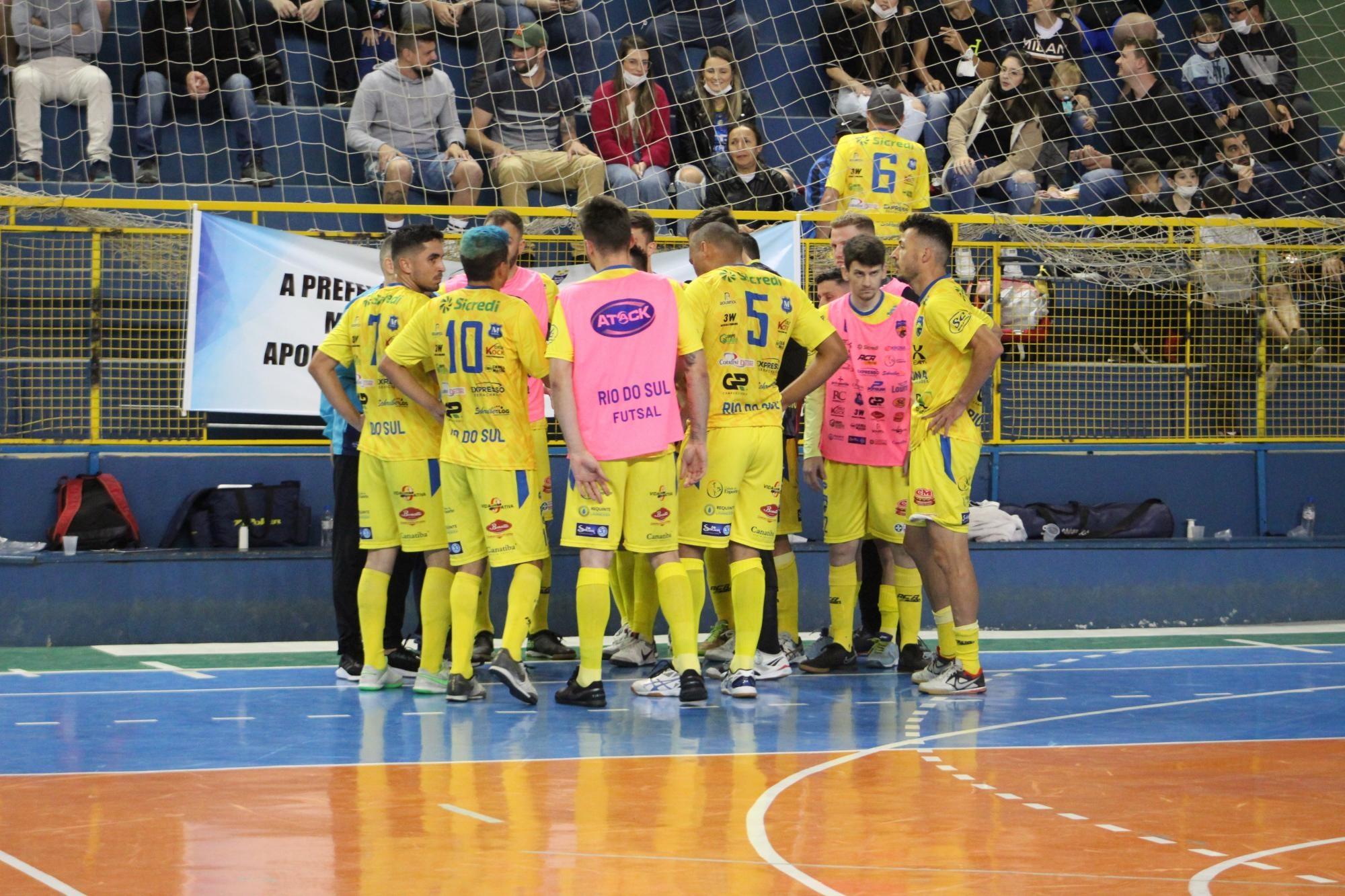 Rio do Sul Futsal recebe Saudades pelas quartas de final da Liga Catarinense