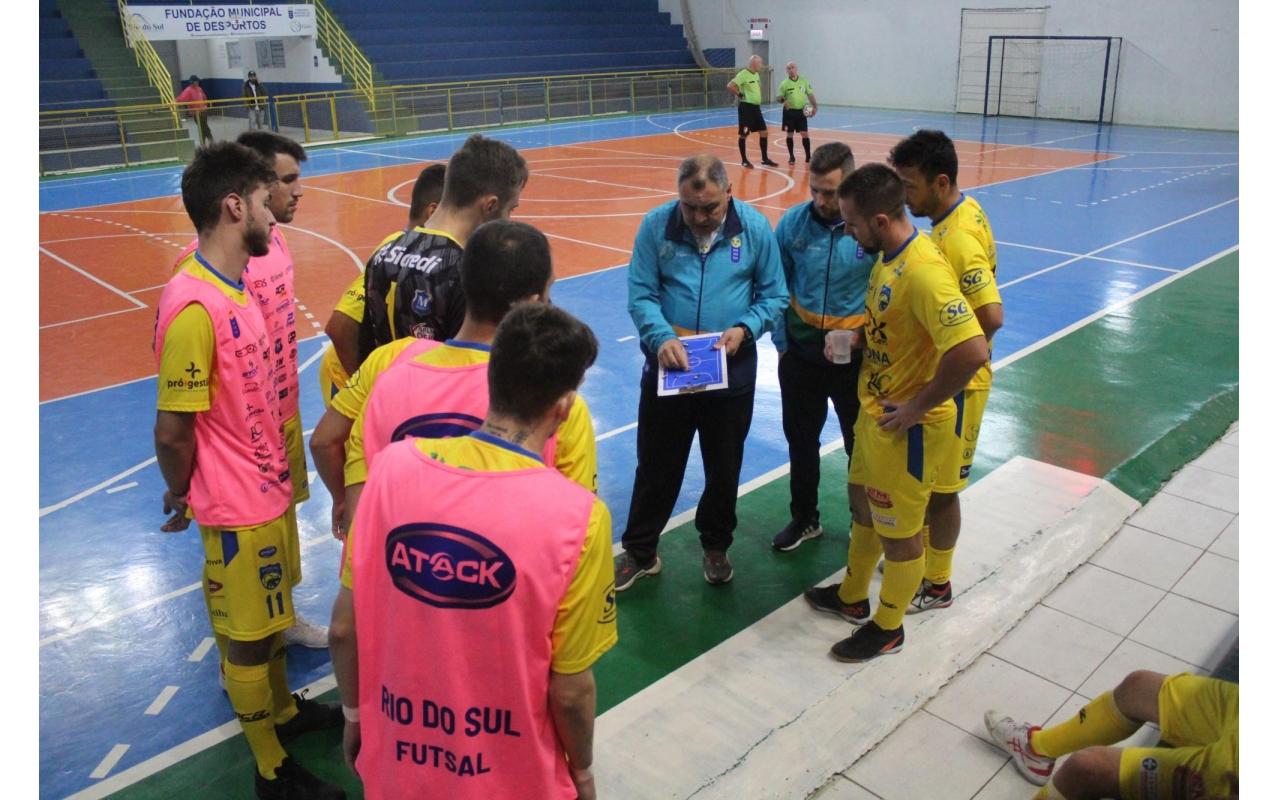 Rio do Sul recebe Xaxiense pela Liga Catarinense de Futsal