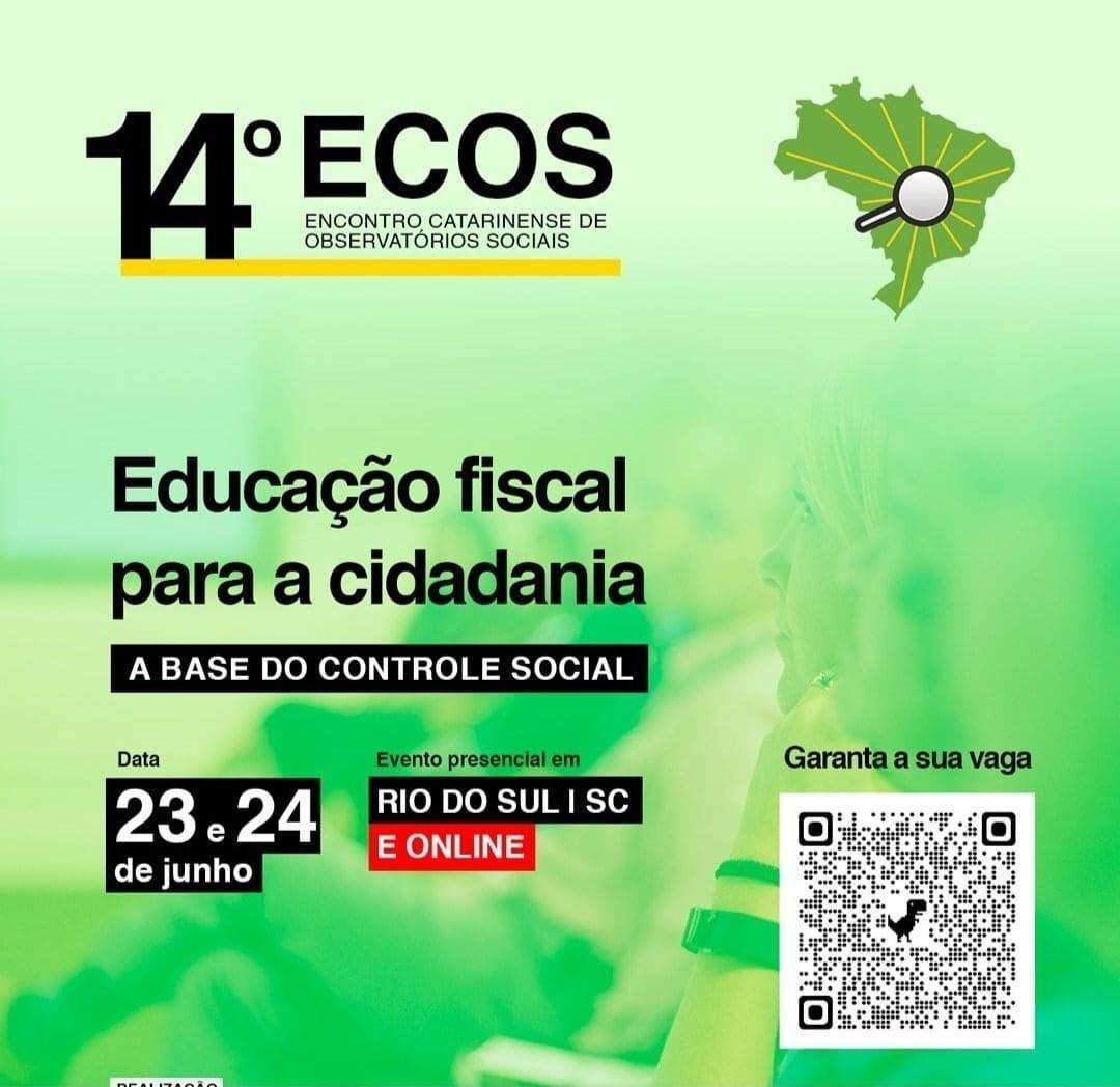 Rio do Sul sedia nesta sexta (23) e sábado (24) o 14º Encontro Catarinense de Observatórios Sociais
