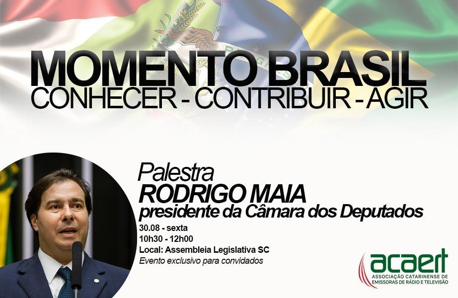 Rodrigo Maia fala sobre Reforma Tributária no Momento Brasil 