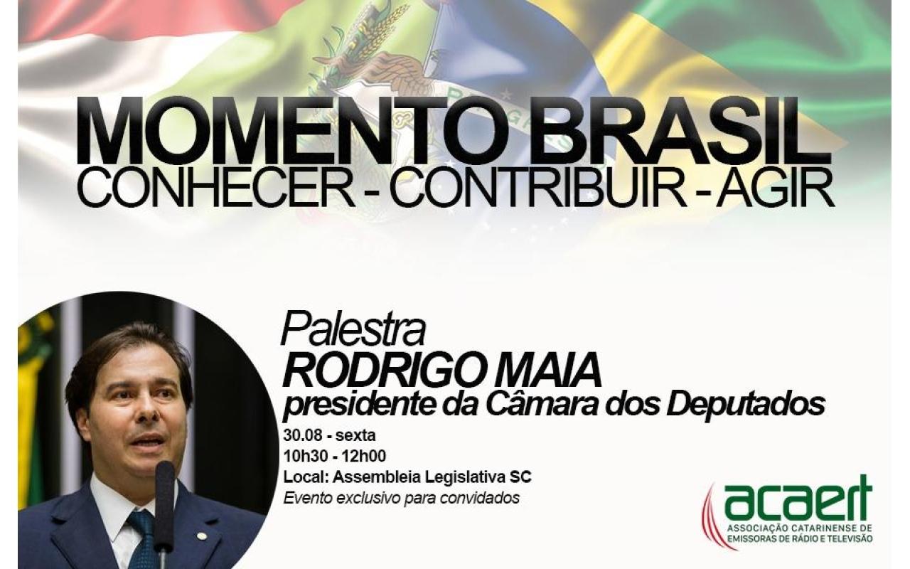 Rodrigo Maia fala sobre Reforma Tributária no Momento Brasil 