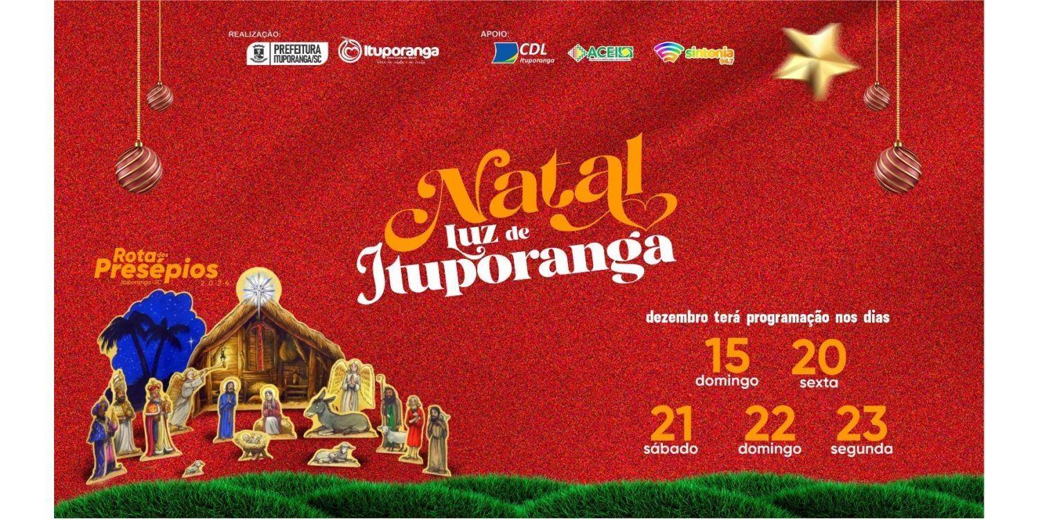 Rota dos Presépios será lançada em Ituporanga no próximo domingo (08)