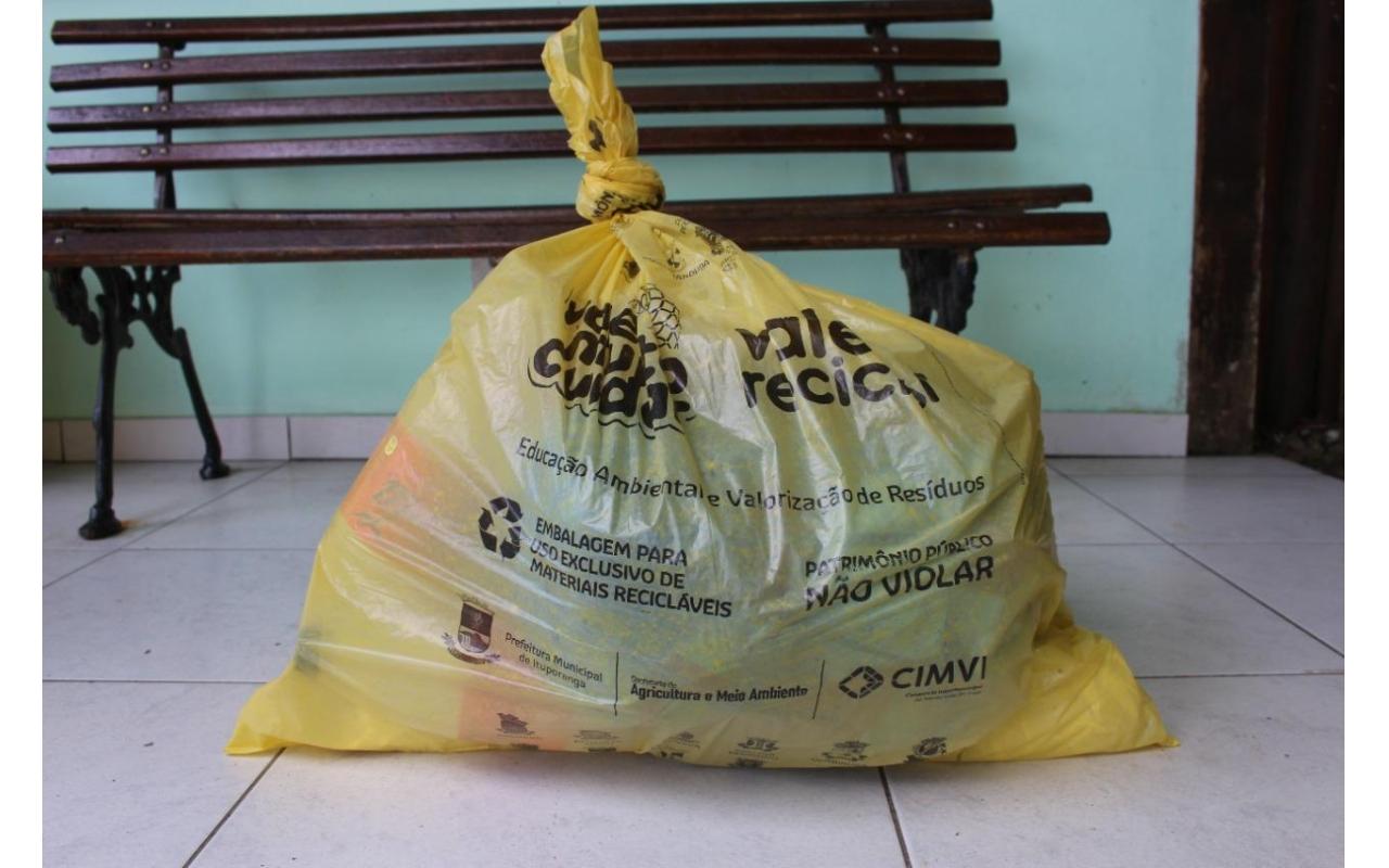 Sacolas amarelas para lixo reciclável em Ituporanga serão melhoradas