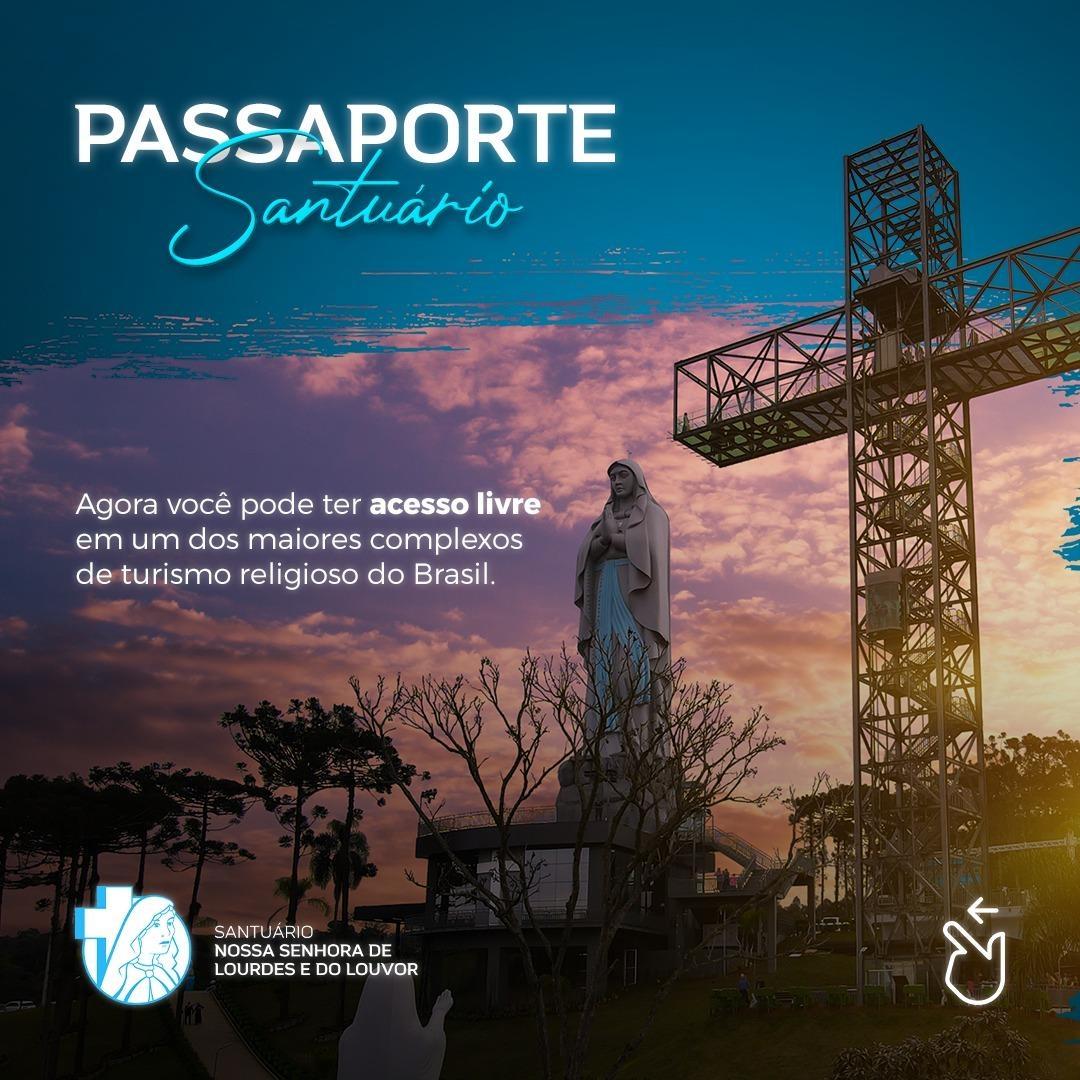 Santuário de Nossa Senhora de Lourdes e do Louvor passa a oferecer passaporte para visitantes com preço acessível