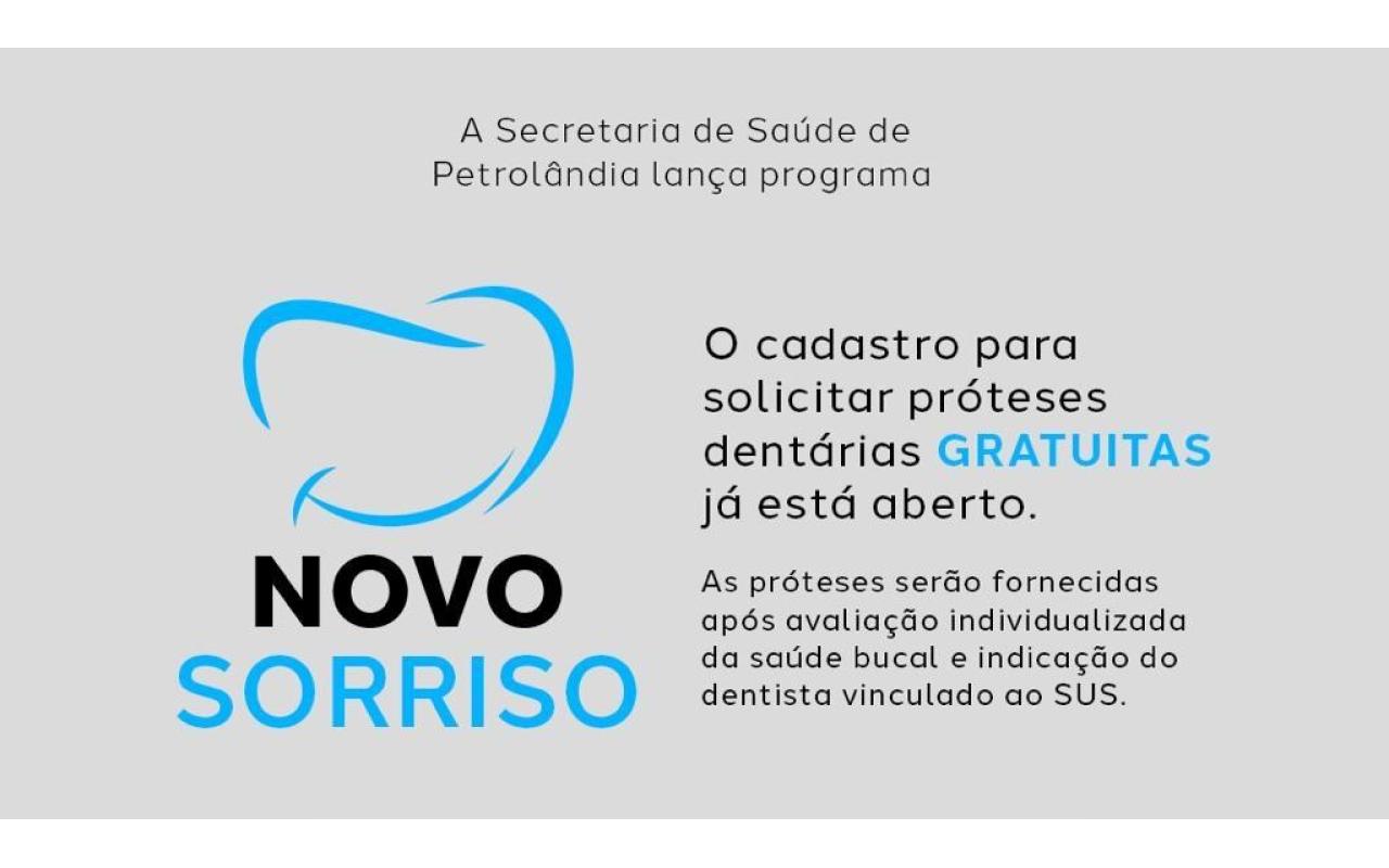 Saúde de Petrolândia vai fornecer prótese dentaria para necessitados