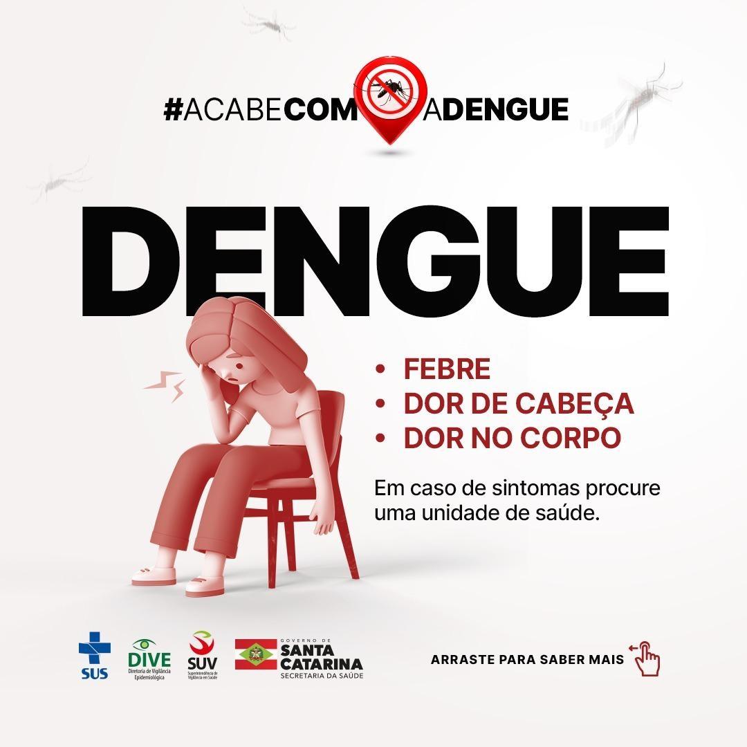 Saúde reforça os cuidados para prevenção da dengue em Santa Catarina