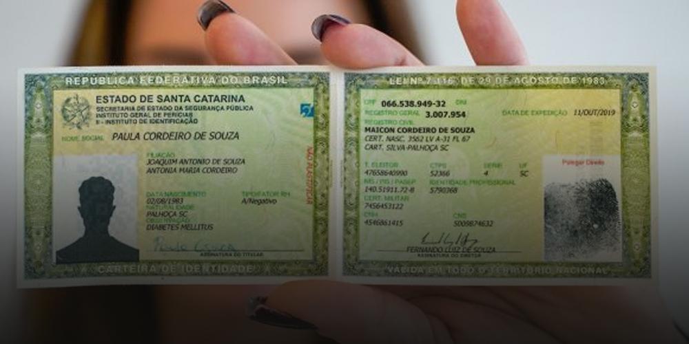 SC terá novo documento unificando RG e CPF; saiba quando irá começar.