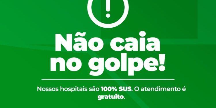 Secretaria da Saúde alerta para golpe com cobrança por atendimento nos hospitais públicos