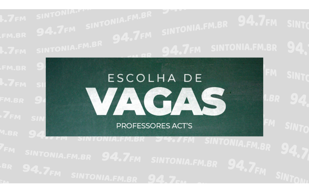 Vidal Ramos convoca professores para escolha de vagas ACT