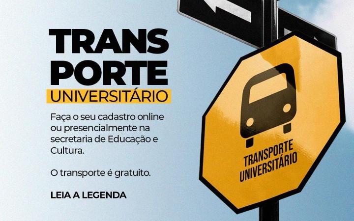 Secretaria de Educação e Cultura de Vidal Ramos inicia o cadastro e recadastro de alunos para o transporte universitário 