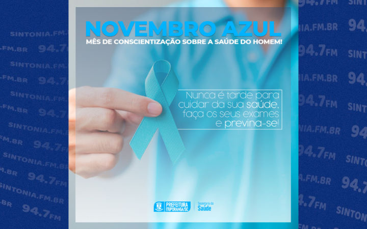 Secretaria da Saúde de Ituporanga promove até o final do mês ações alusivas ao Novembro Azul