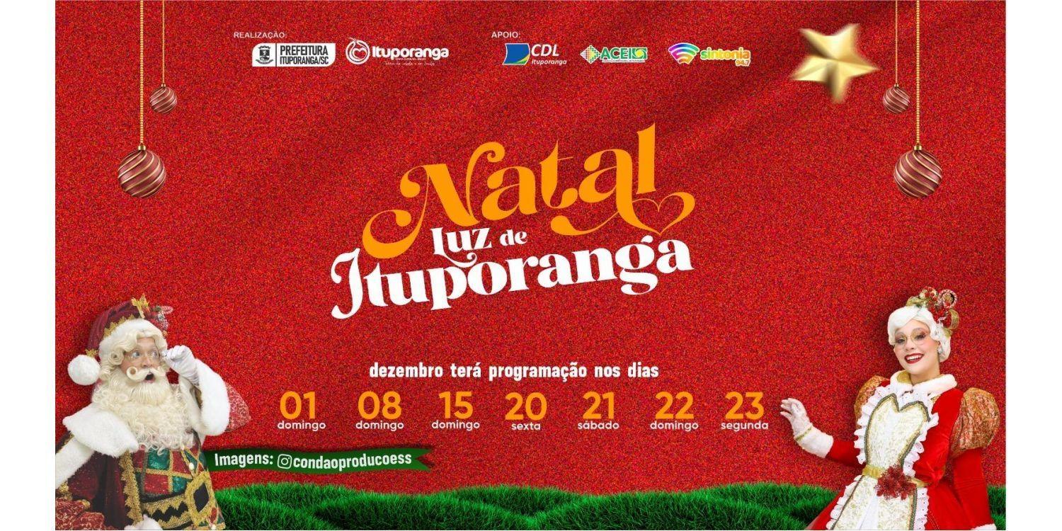 Secretaria de Turismo de Ituporanga tem programação especial para o fim de ano