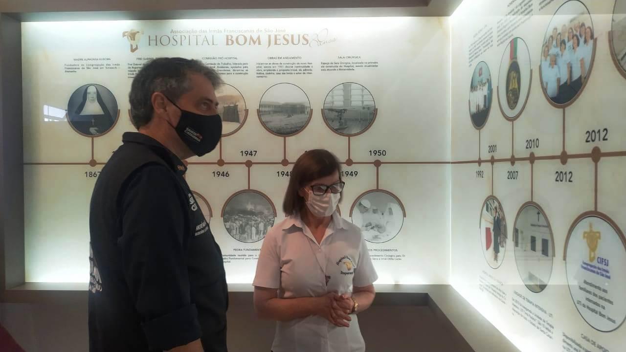 Secretário de Saúde do Estado, André Motta Ribeiro visita HBJ nesta quarta-feira