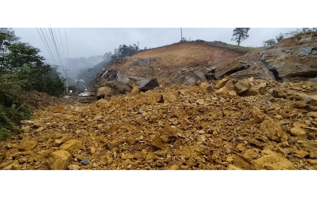 Serra das Águas Negras em Ituporanga será interditada na tarde desta sexta-feira (25)