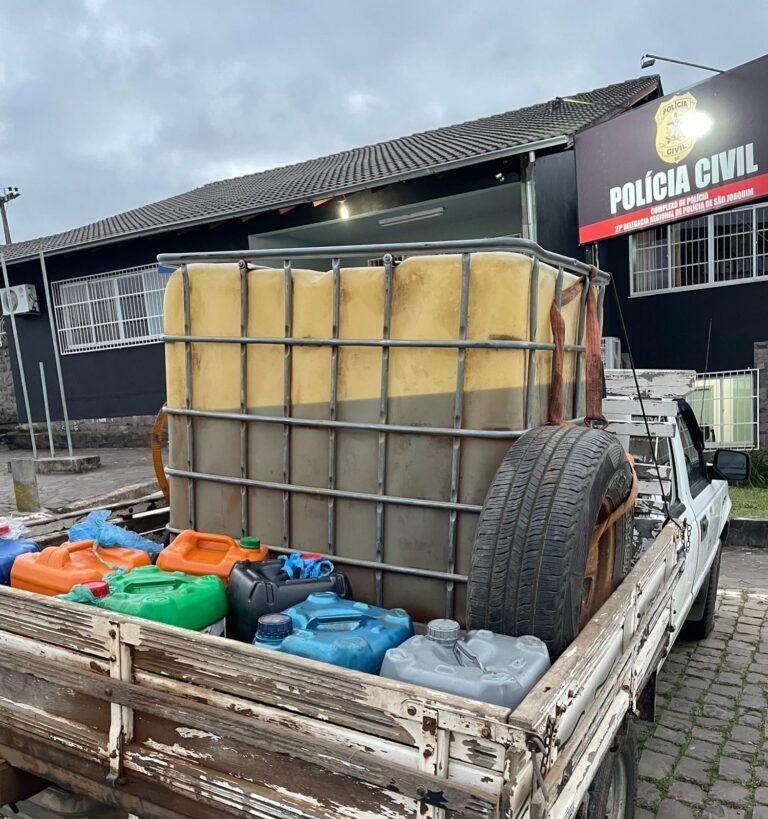 Servidor é preso por desvio de combustível na Serra Catarinense