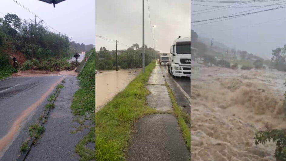 Sete cidades de SC decretam situação de emergência após chuvas castigarem o Estado