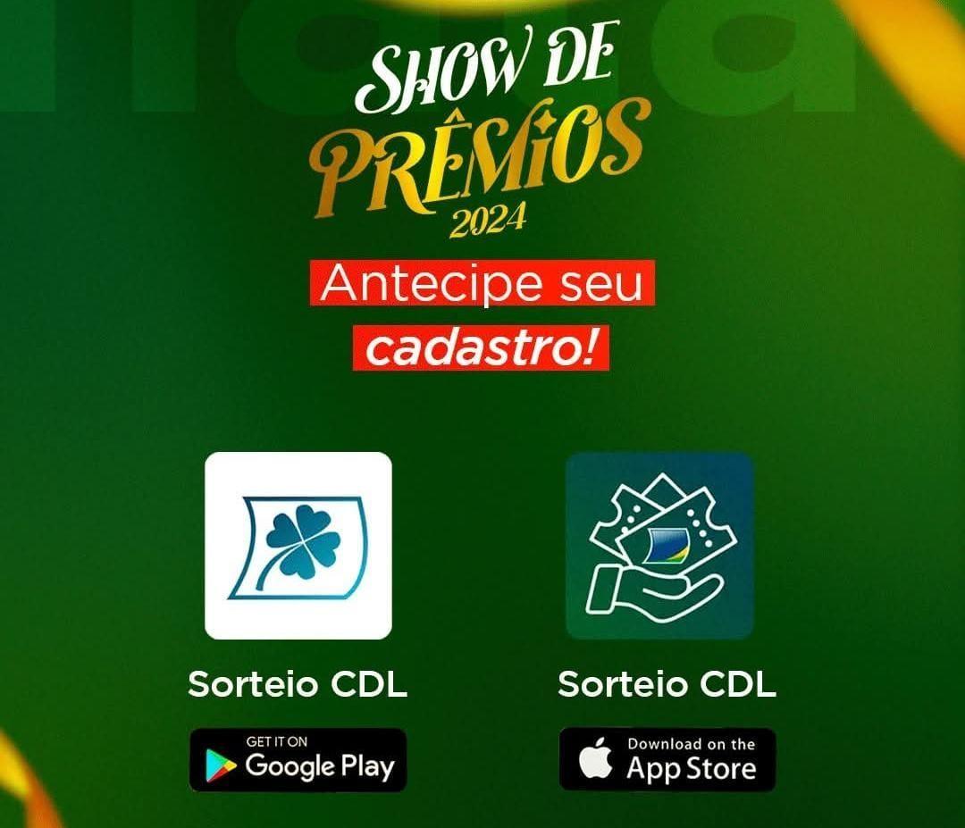 Show de Prêmios da CDL de Ituporanga terá primeiro sorteio nesse sábado (30)
