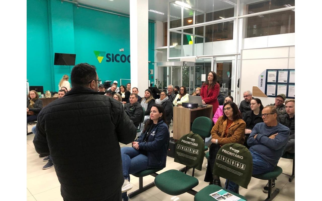 Sicoob de Ituporanga realiza encontro "Faço Parte" com associados da cooperativa